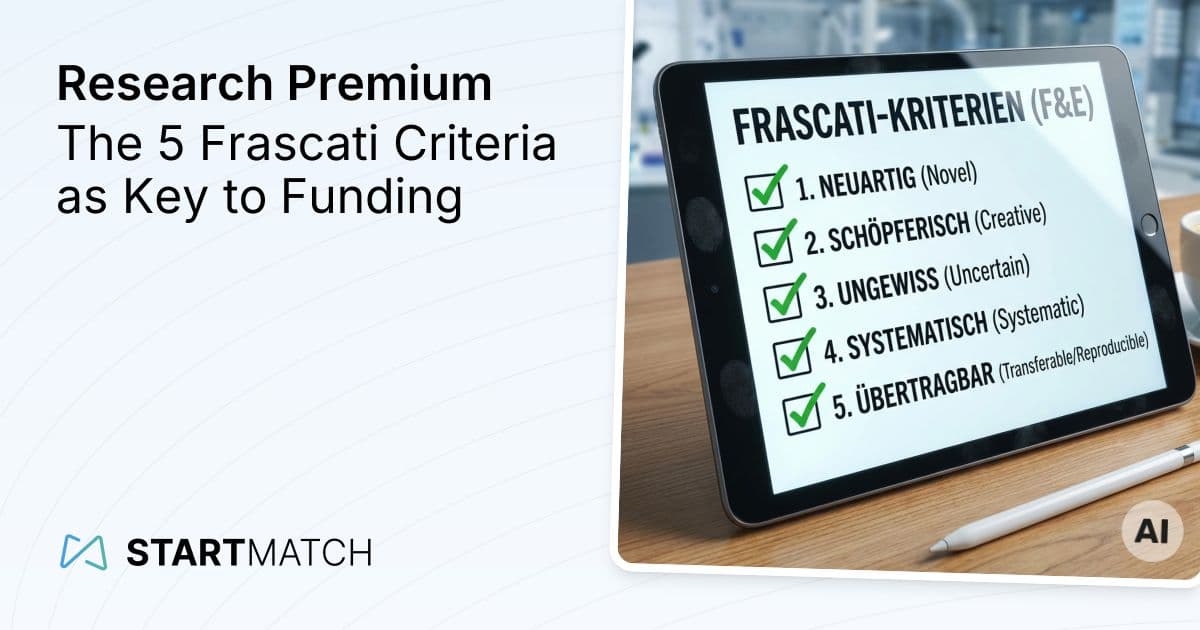 The 5 Frascati Criteria: The Key to the Research Premium