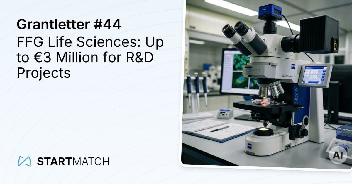FFG Life Sciences: Up to €3 Million for R&D Projects