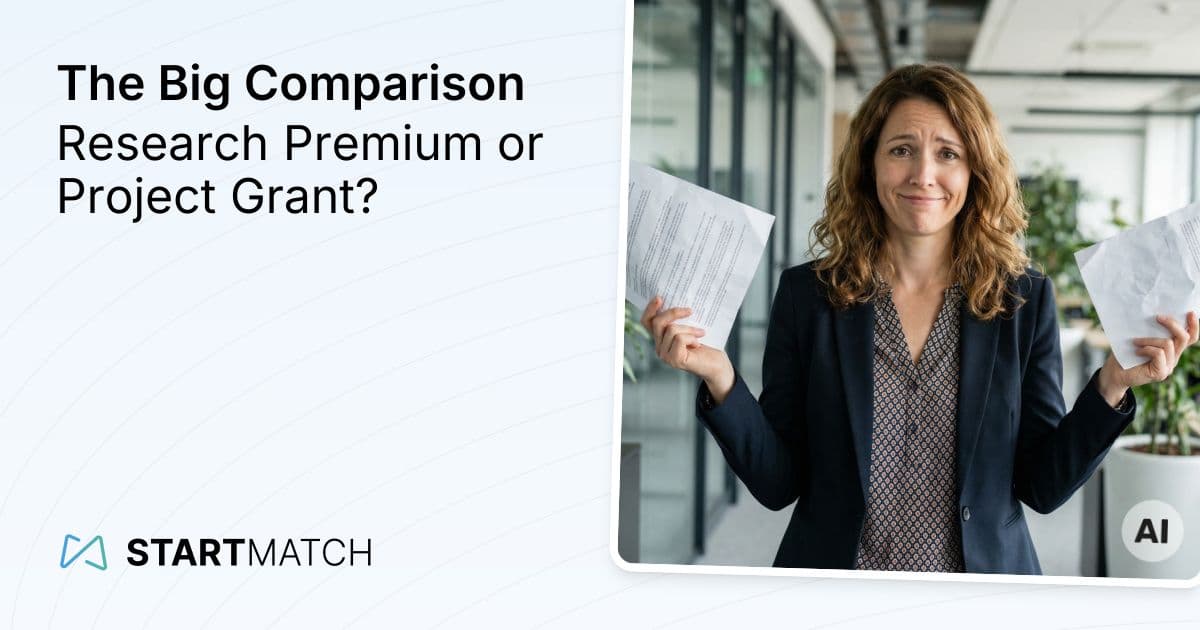 Research Premium or Project Grant? The Big Comparison by StartMatch