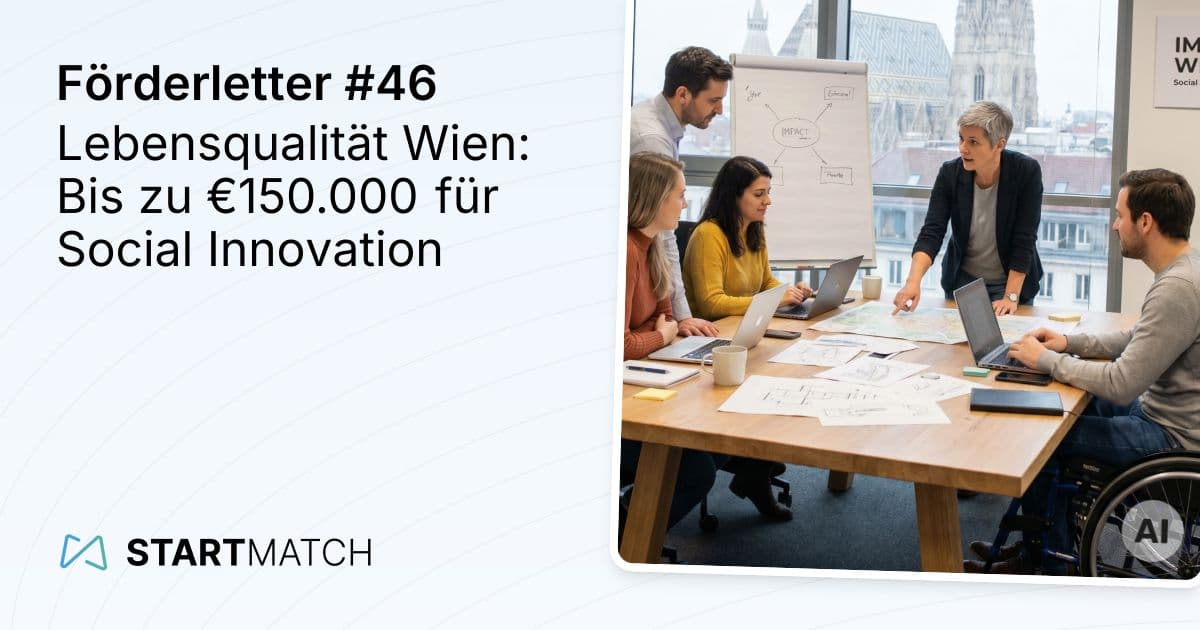Lebensqualität Wien: Bis zu €150.000 für Social Innovation