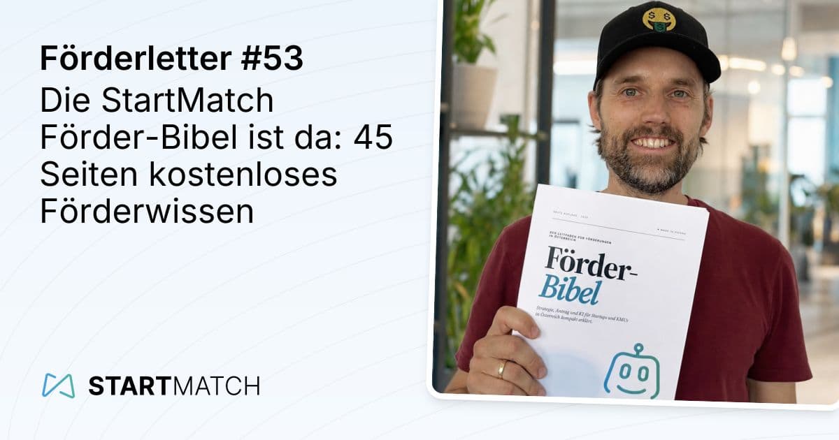 Die StartMatch Förder-Bibel ist da: 45 Seiten kostenloses Förderwissen